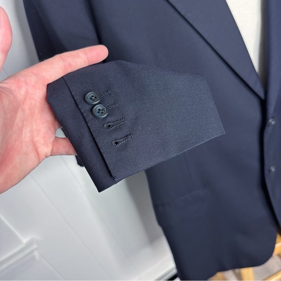 Fallan & Harvey Ltd Navy Wool Blazer - Picture 5 of 12